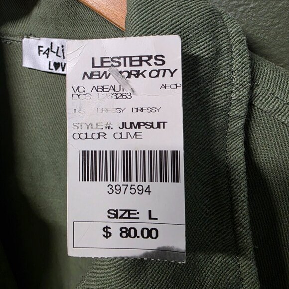 Falling Love Olive Green Utility Jumpsuit – Belted & Chic - Picture 10 of 10